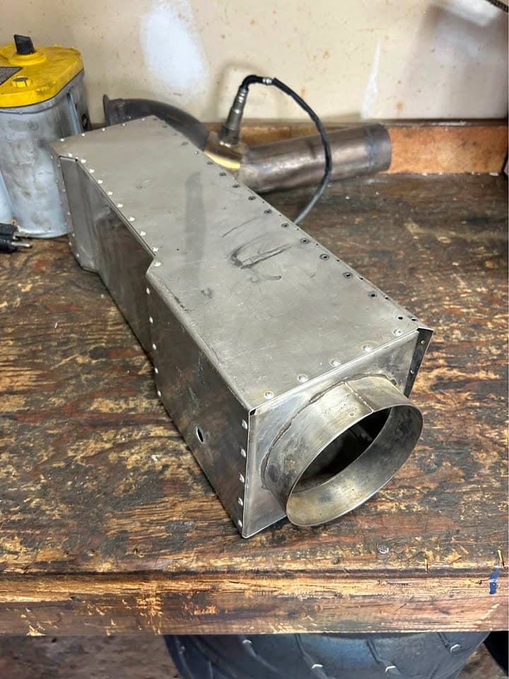 Air Box and Heat Shield Off Datsun 510 B Sedan