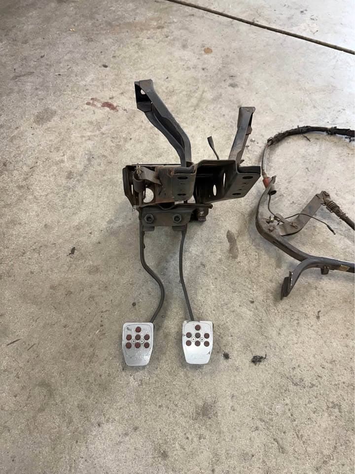 Datsun 510 Clutch and Brake Pedal Assembly