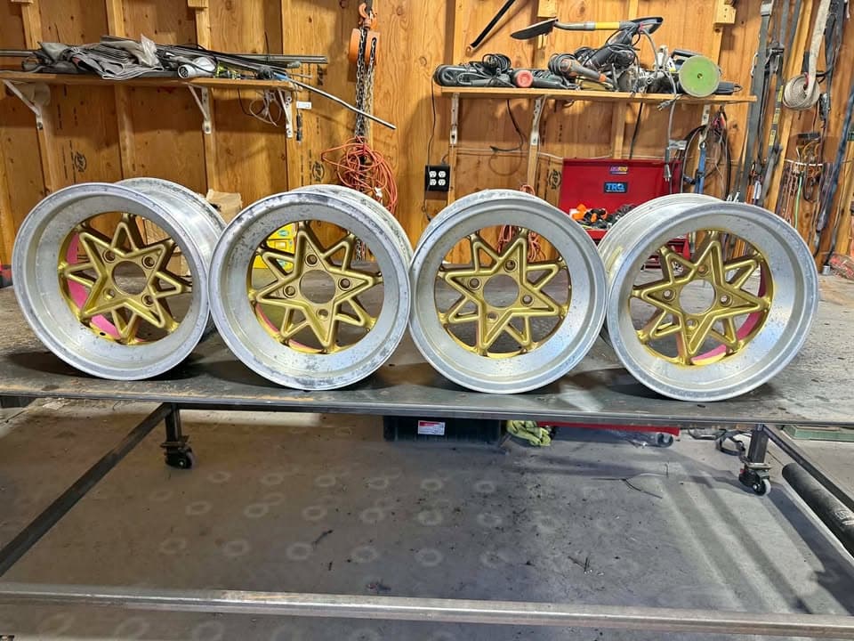 Datsun 510 or Toyota Hayashi Techno TRX Mesh Wheels, 14 Inch, 4x114.3 Pattern