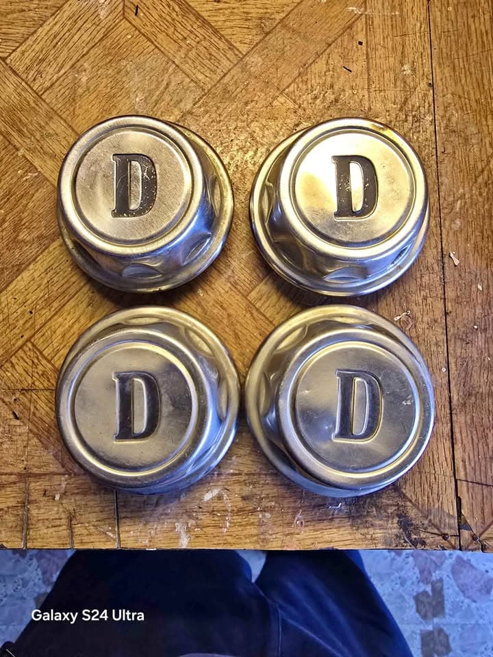 70s Datsun 4 OEM Wheel Center Caps