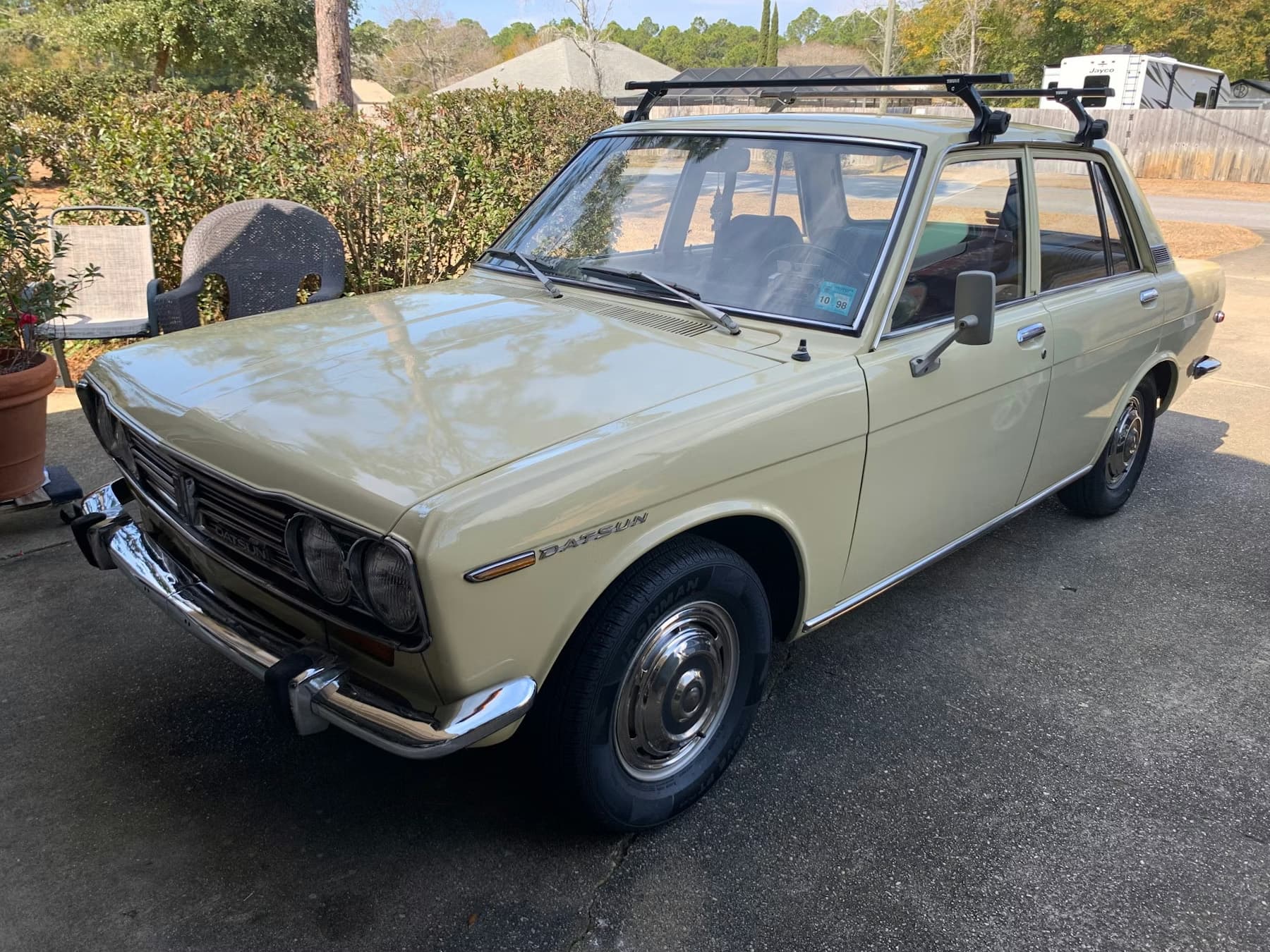 1969 Datsun 510 Four Door Sedan in Great Condition, Numbers Matching, Largely Original